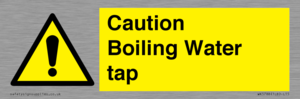 Caution Boiling Water Tap
